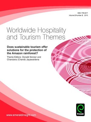cover image of Worldwide Hospitality and Tourism Themes, Volume 2, Issue 2